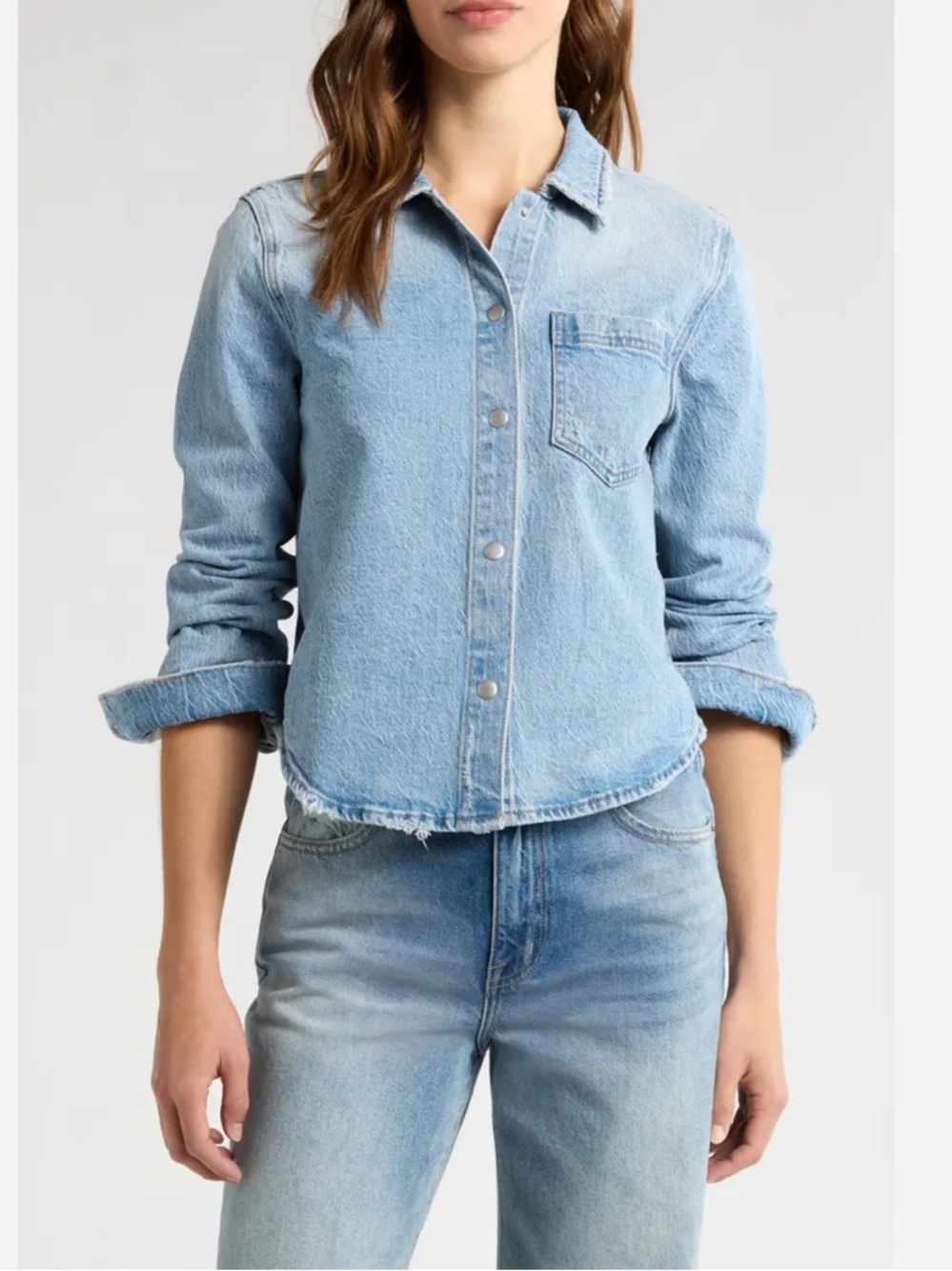Pistola Jules Denim Button Down Shirt NWT